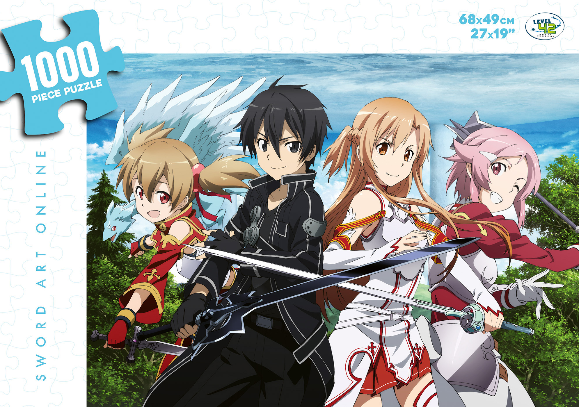Sword Art Online / Puzzle 1000 pièces / Jeu de Patience et de Réflexion / 68x49 cm