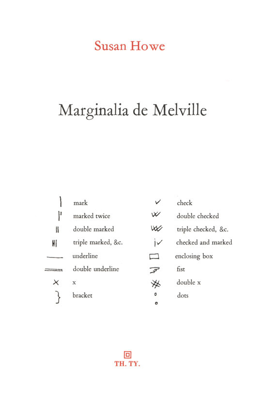 MARGINALIA DE MELVILLE