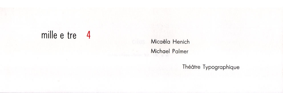 CITES - MILLE E TRE 4