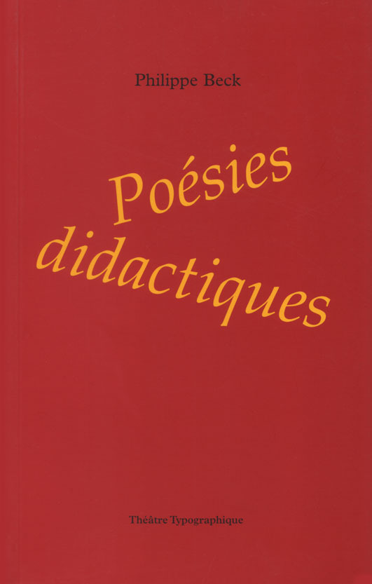 POESIES DIDACTIQUES