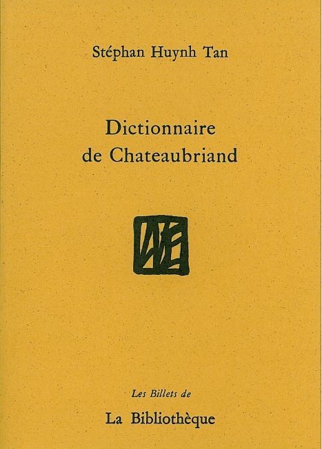 Dictionnaire de Chateaubriand
