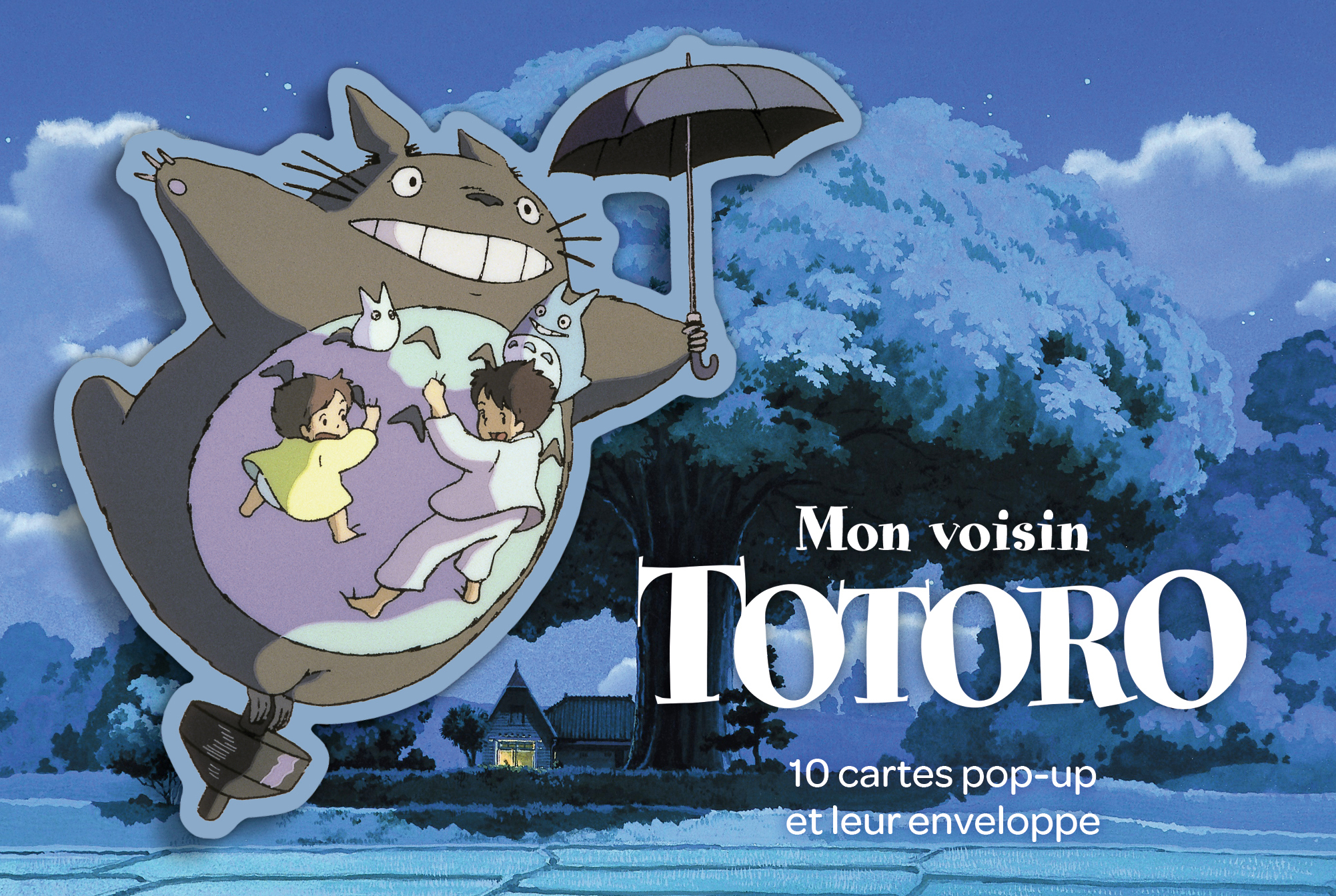 Ghibli : Mon voisin Totoro 10 cartes pop-up et leur enveloppe