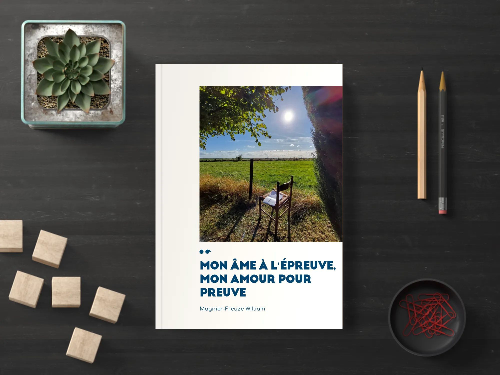 "Mon âme à l'épreuve,  mon amour pour preuve"