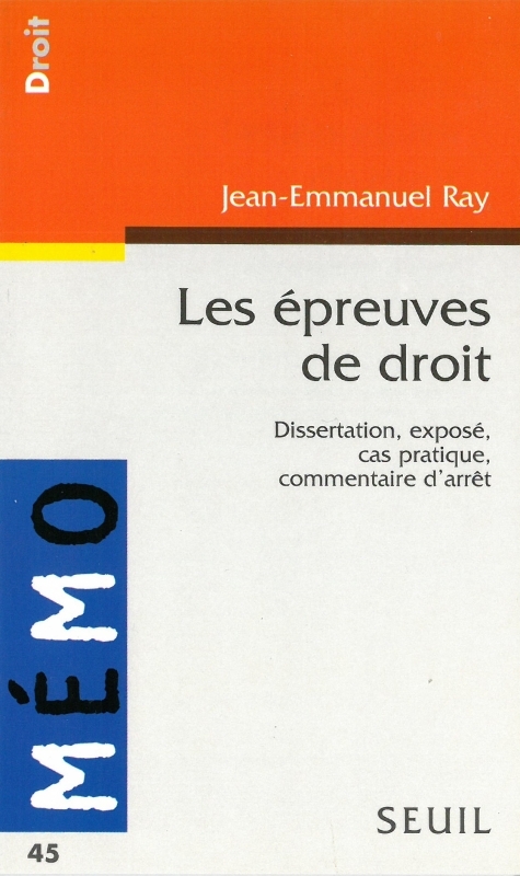Les Epreuves de droit