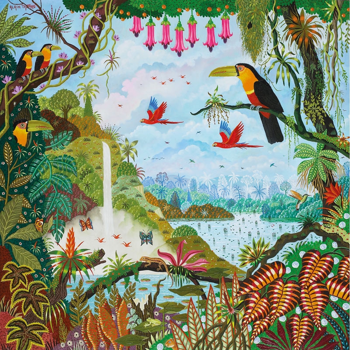 Toucans au jardin d'Eden