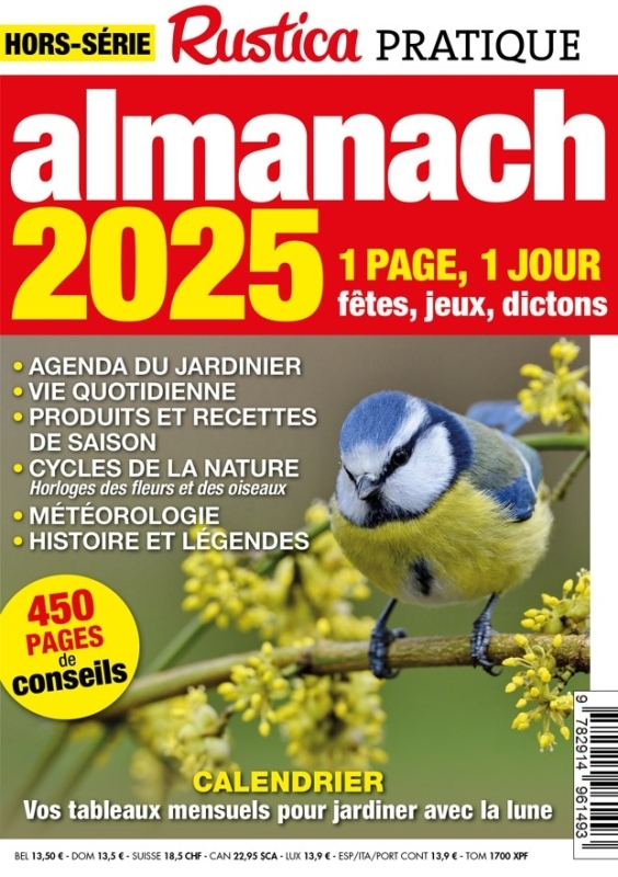 Hors Série Rustica Pratique ALMANACH 2025