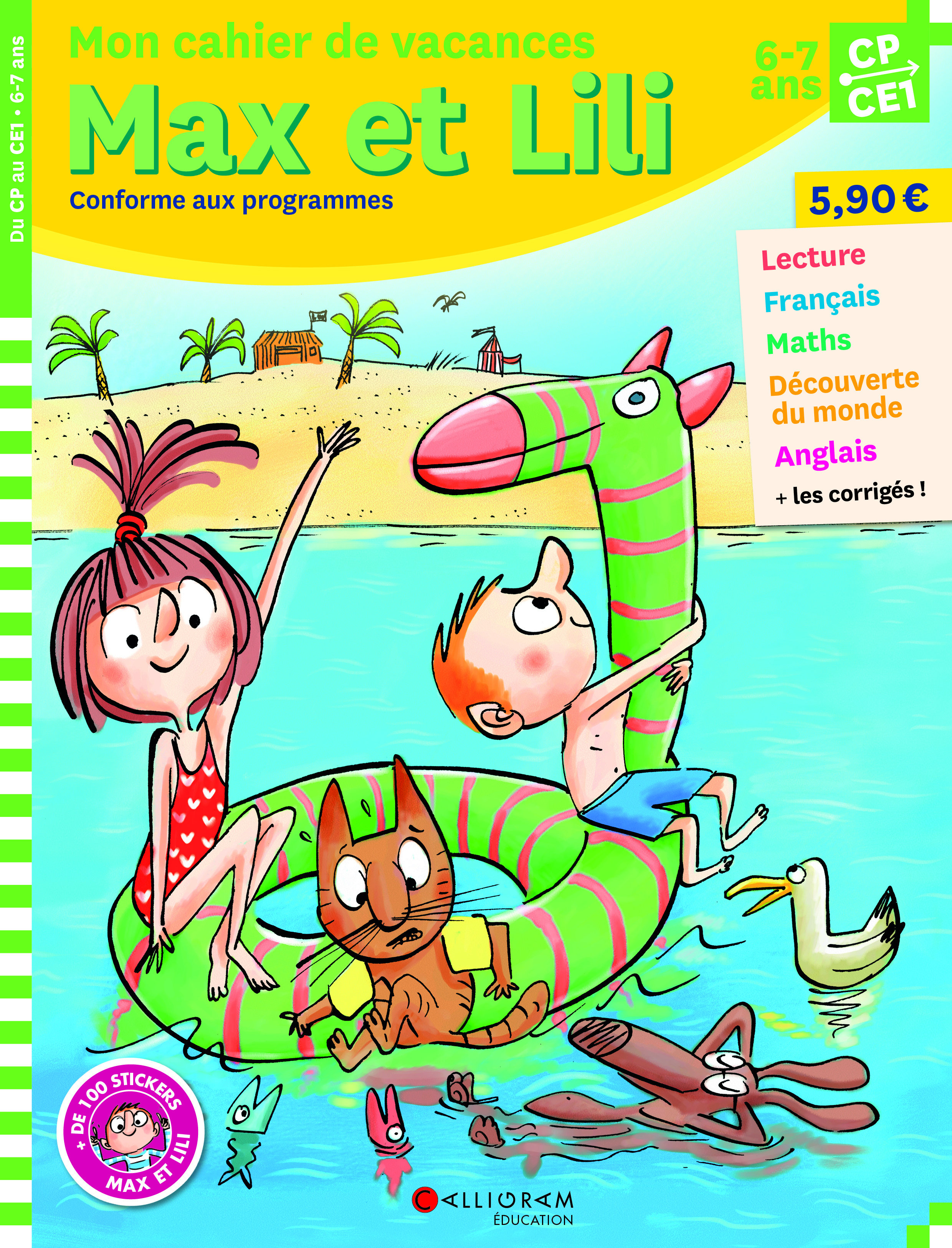 CAHIER DE VACANCES MAX ET LILI / CP CE1