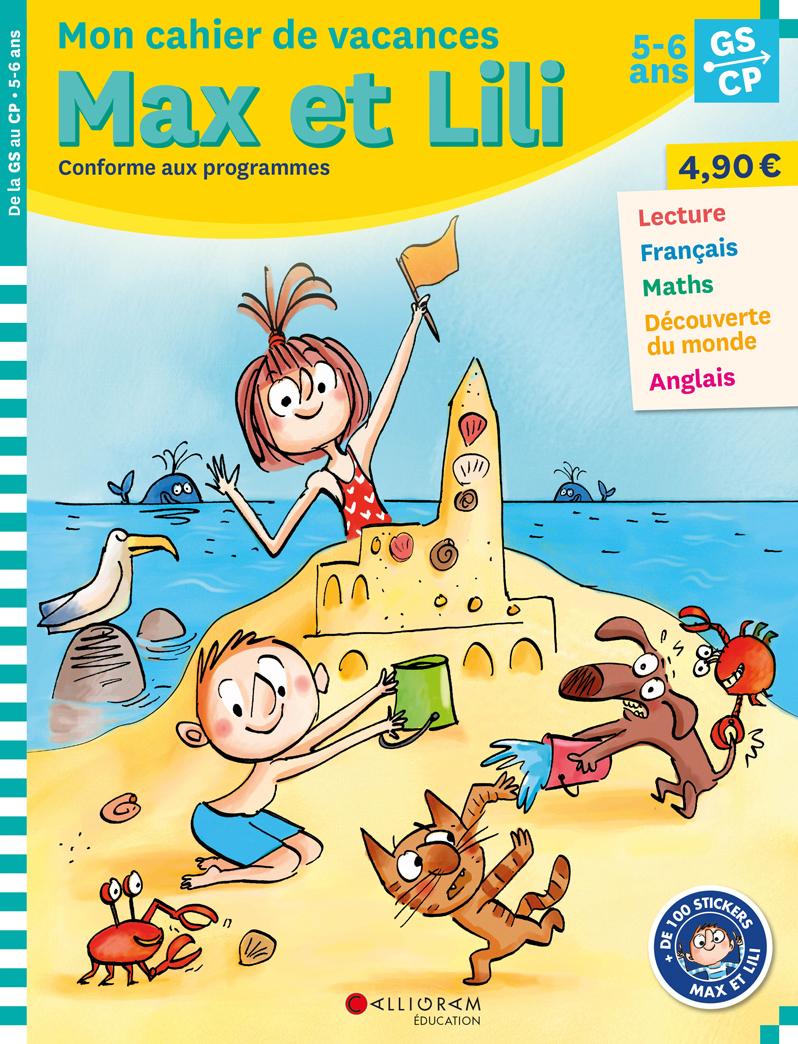 Cahier de vacances Max et Lili - GS/CP