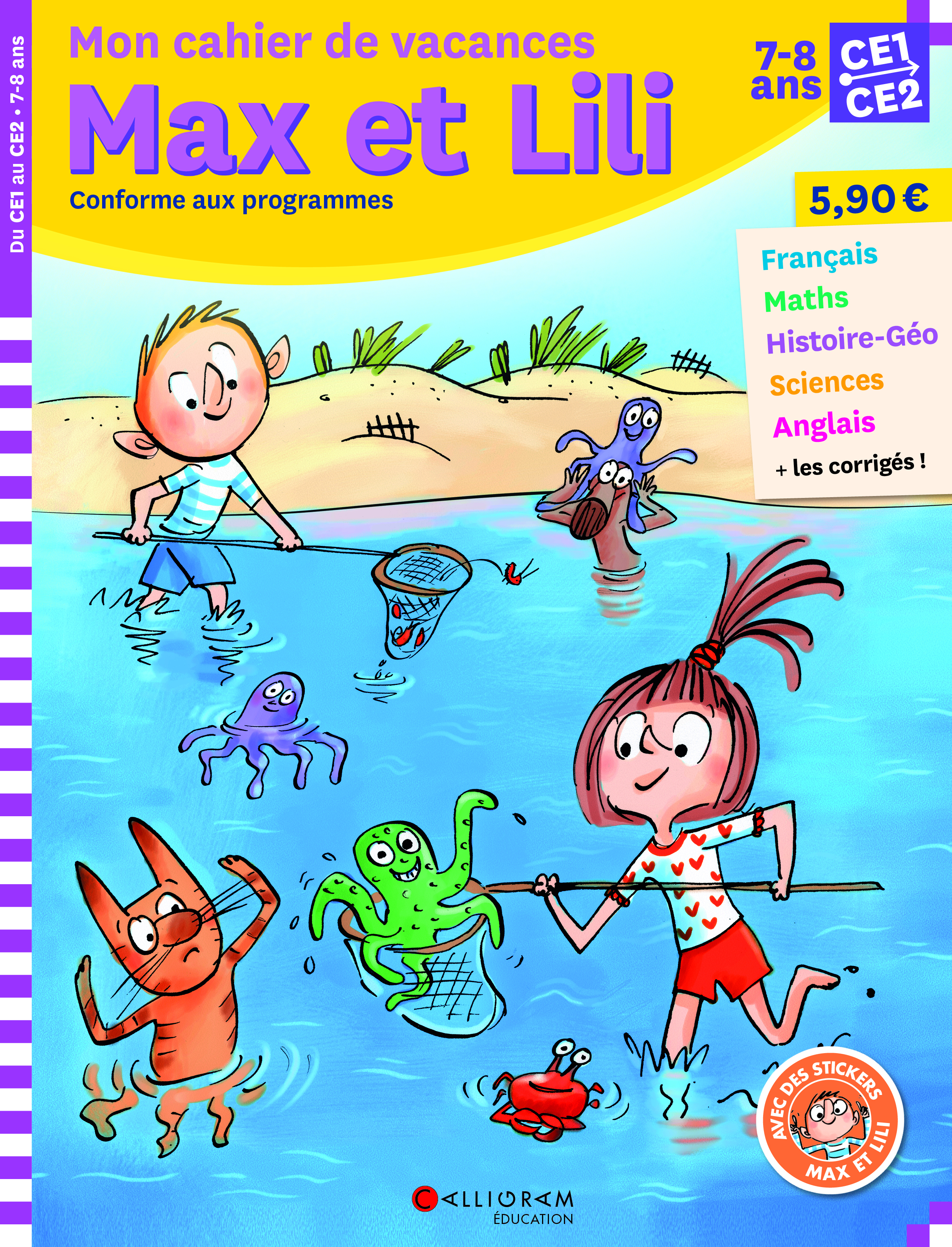 CAHIER DE VACANCES MAX ET LILI / CE1 CE2