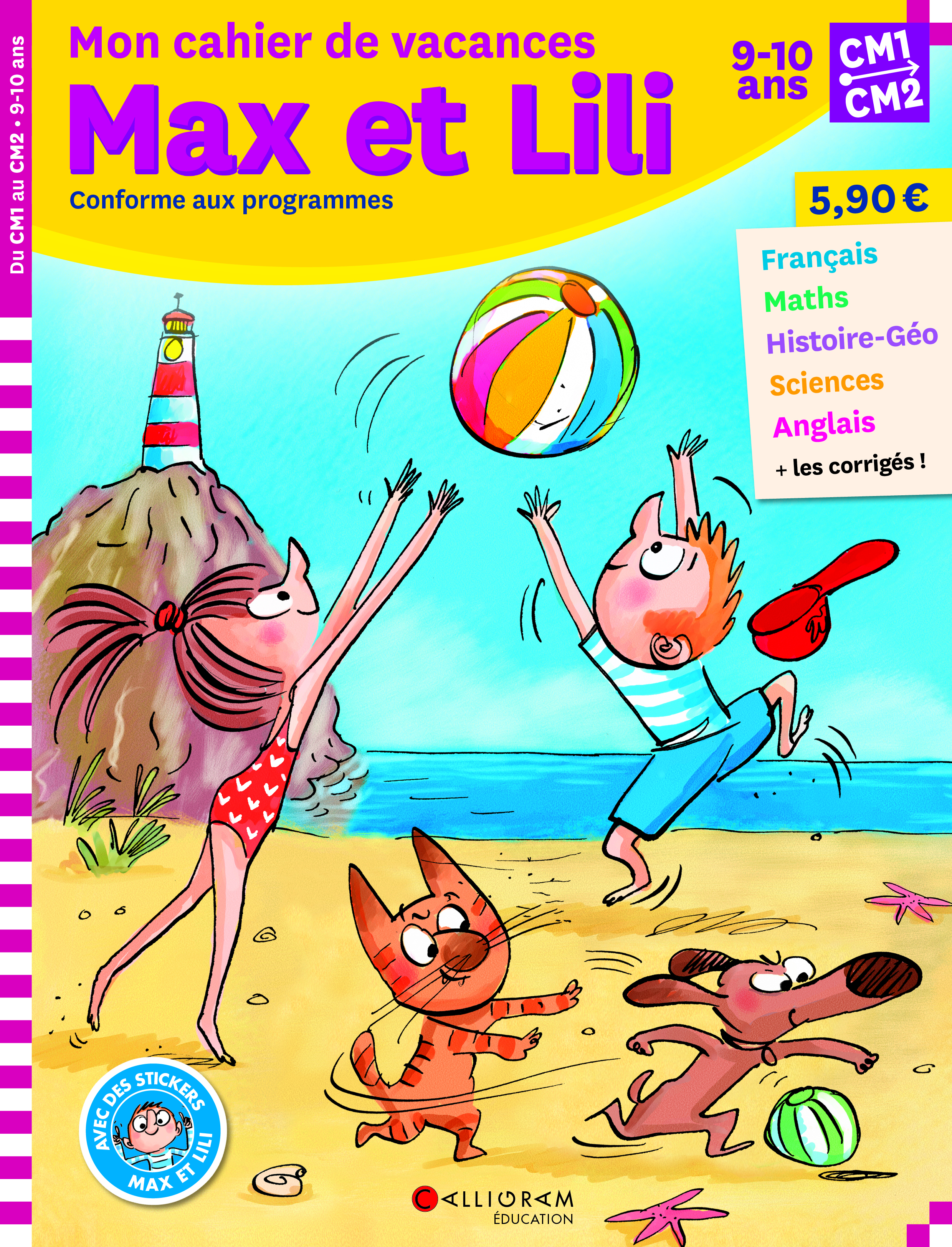 CAHIER DE VACANCES MAX ET LILI / CM1 CM2