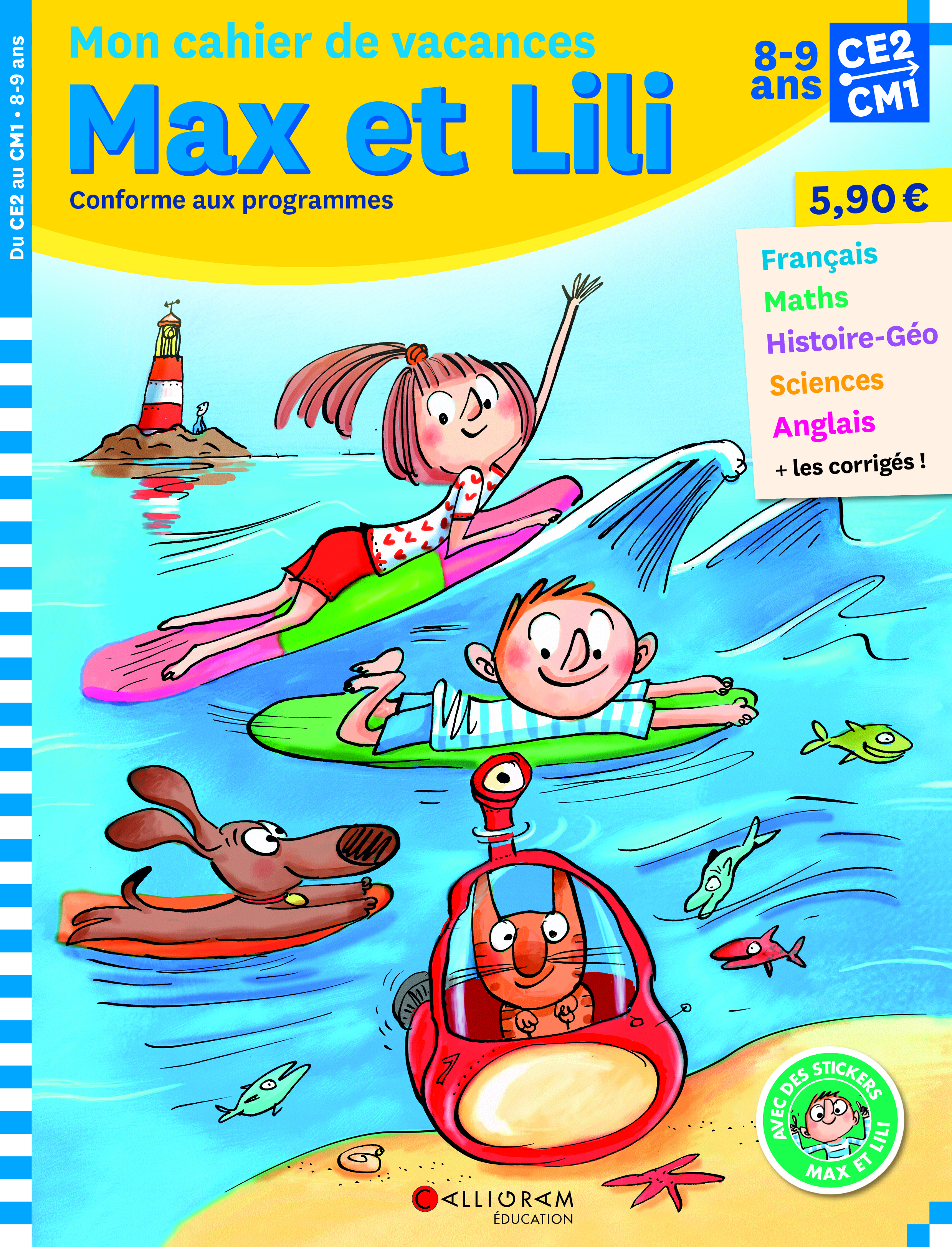 CAHIER DE VACANCES MAX ET LILI / CE2 CM1