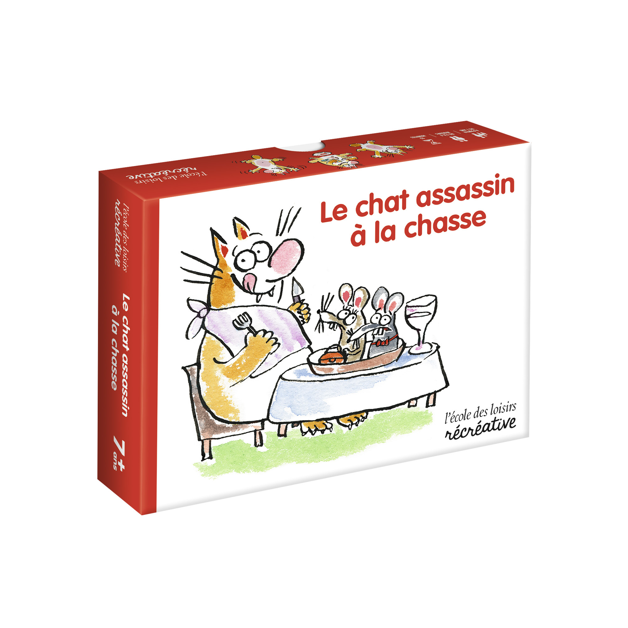 Le chat assassin à la chasse