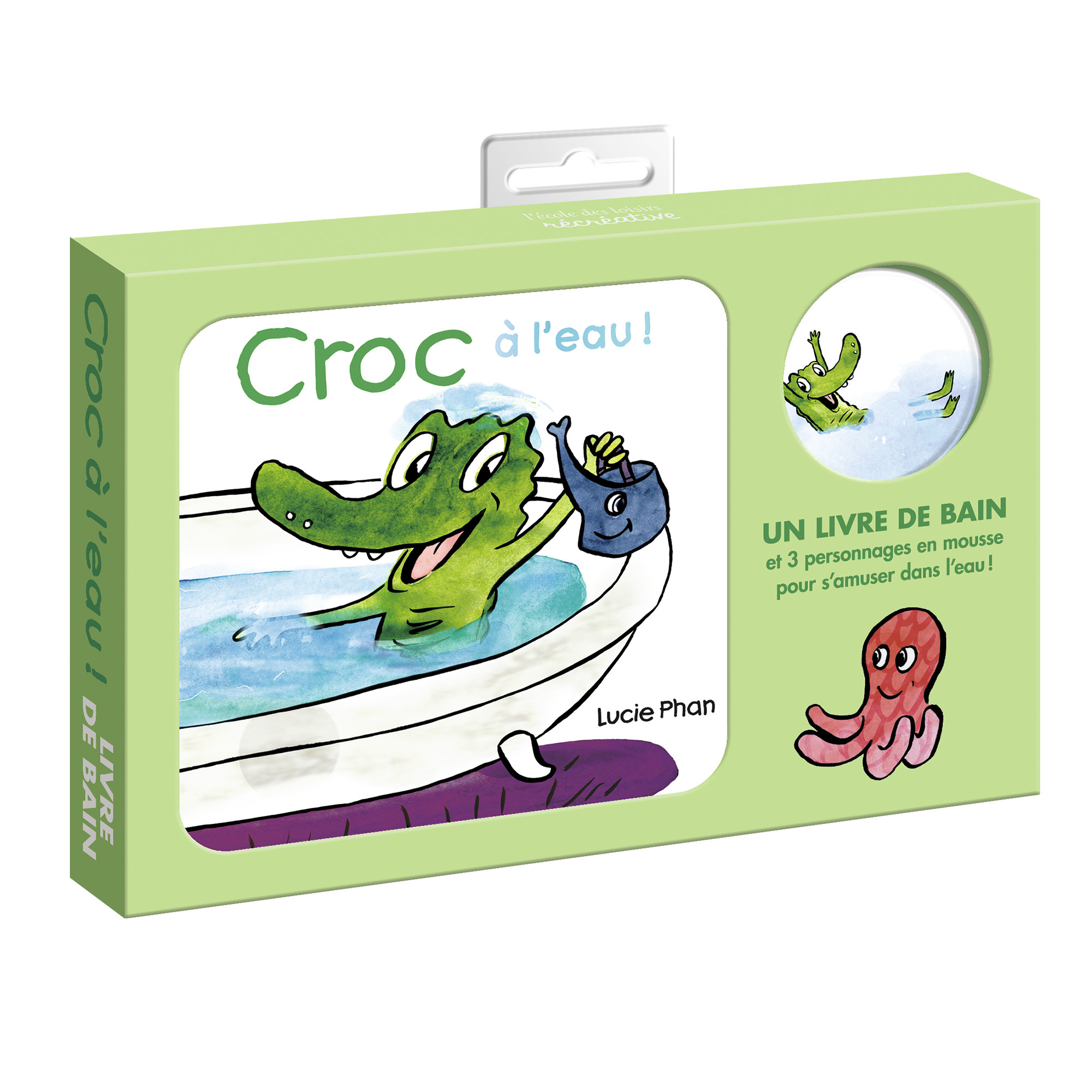 Croc à l'eau ! (livre de bain)