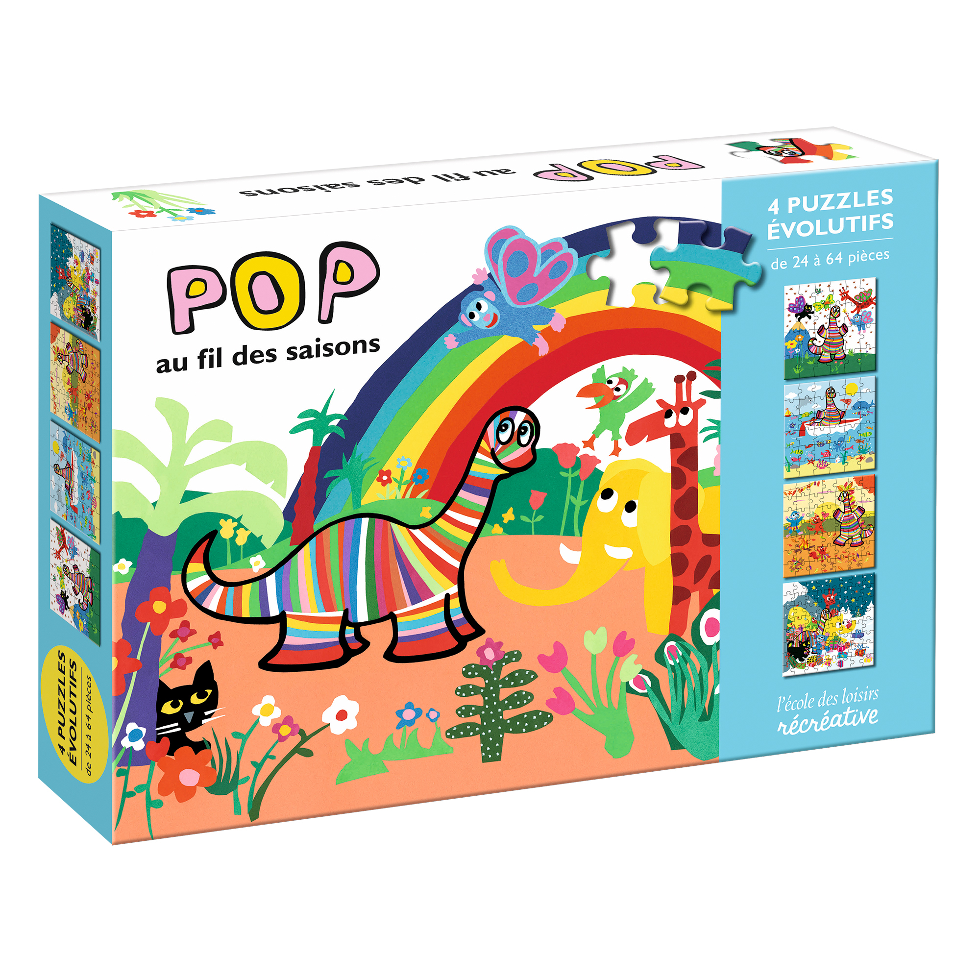 Pop au fil des saisons ! 4 puzzles évolutifs