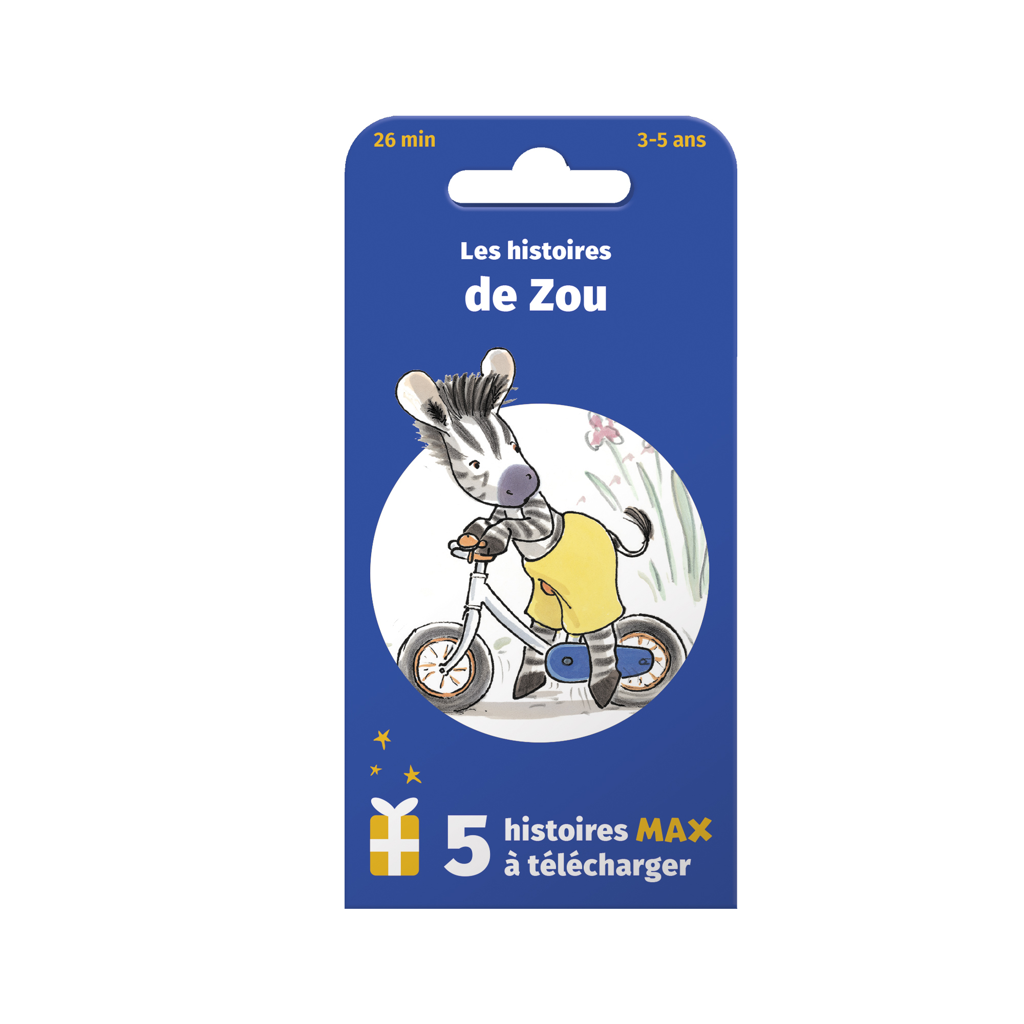MAX - Carte Les histoires de Zou - La Boîte à Histoires de l'école des loisirs