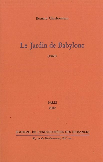 Le Jardin de Babylone