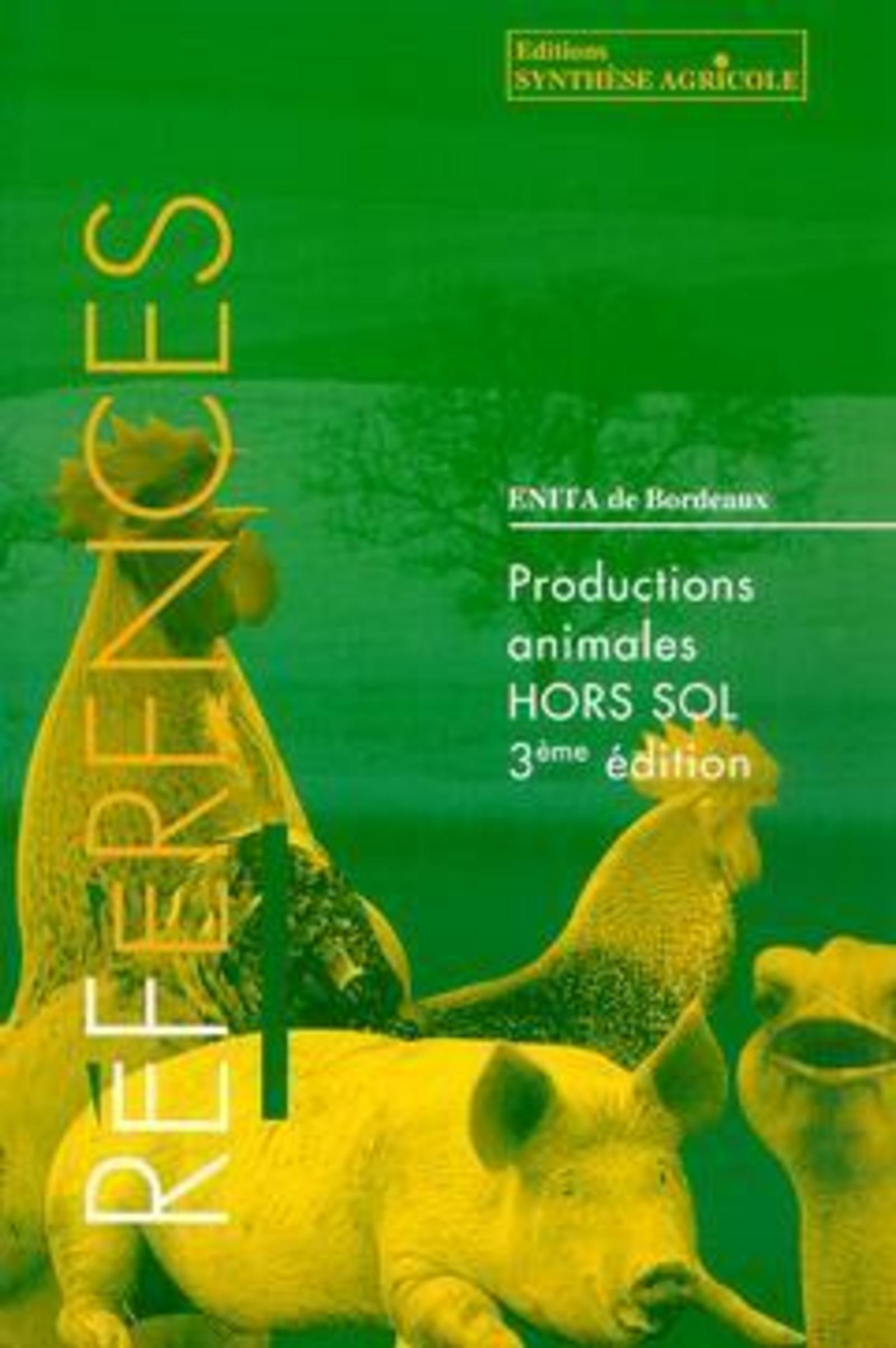 Productions animales Hors sol (3° Éd.)