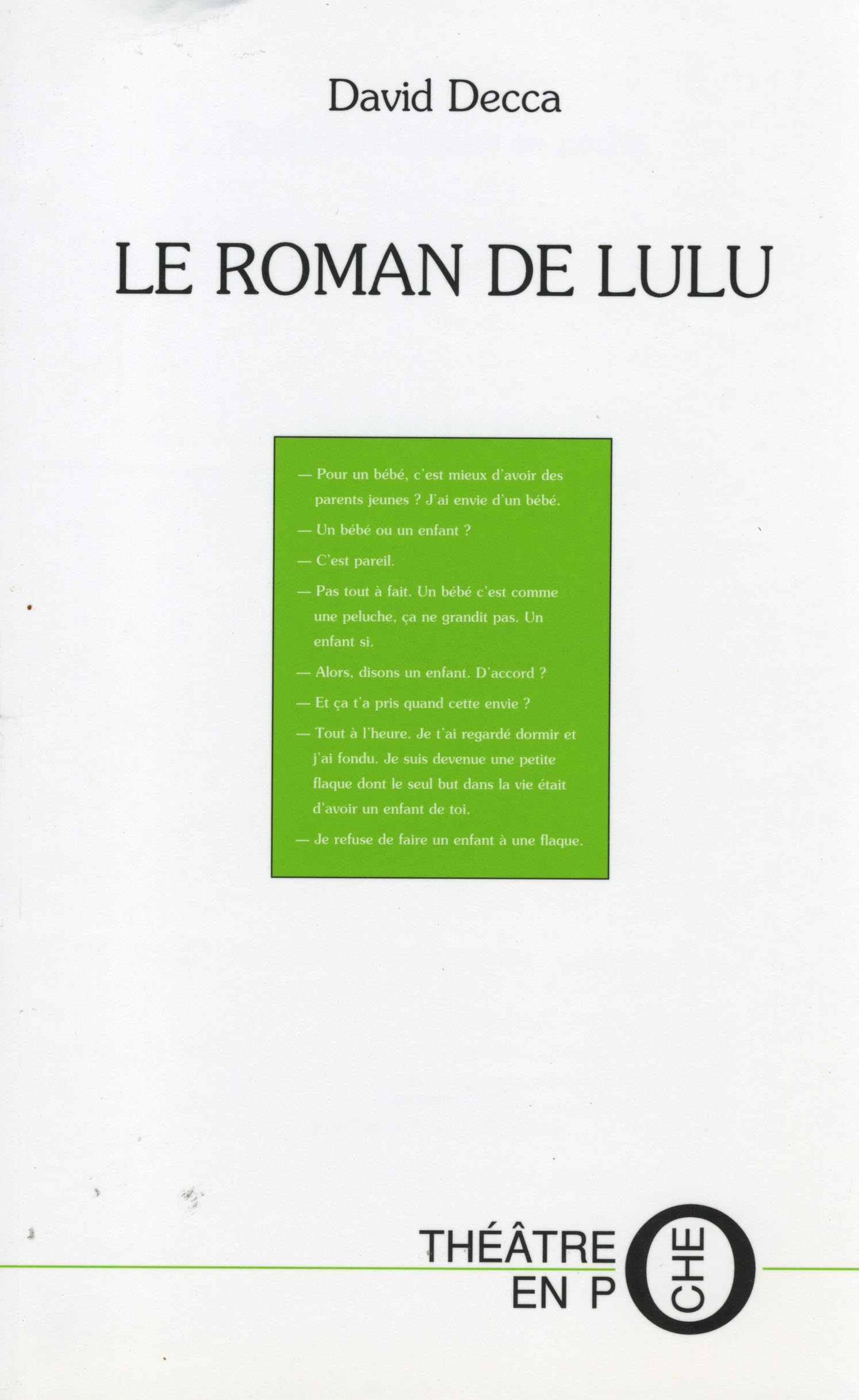LE ROMAN DE LULU