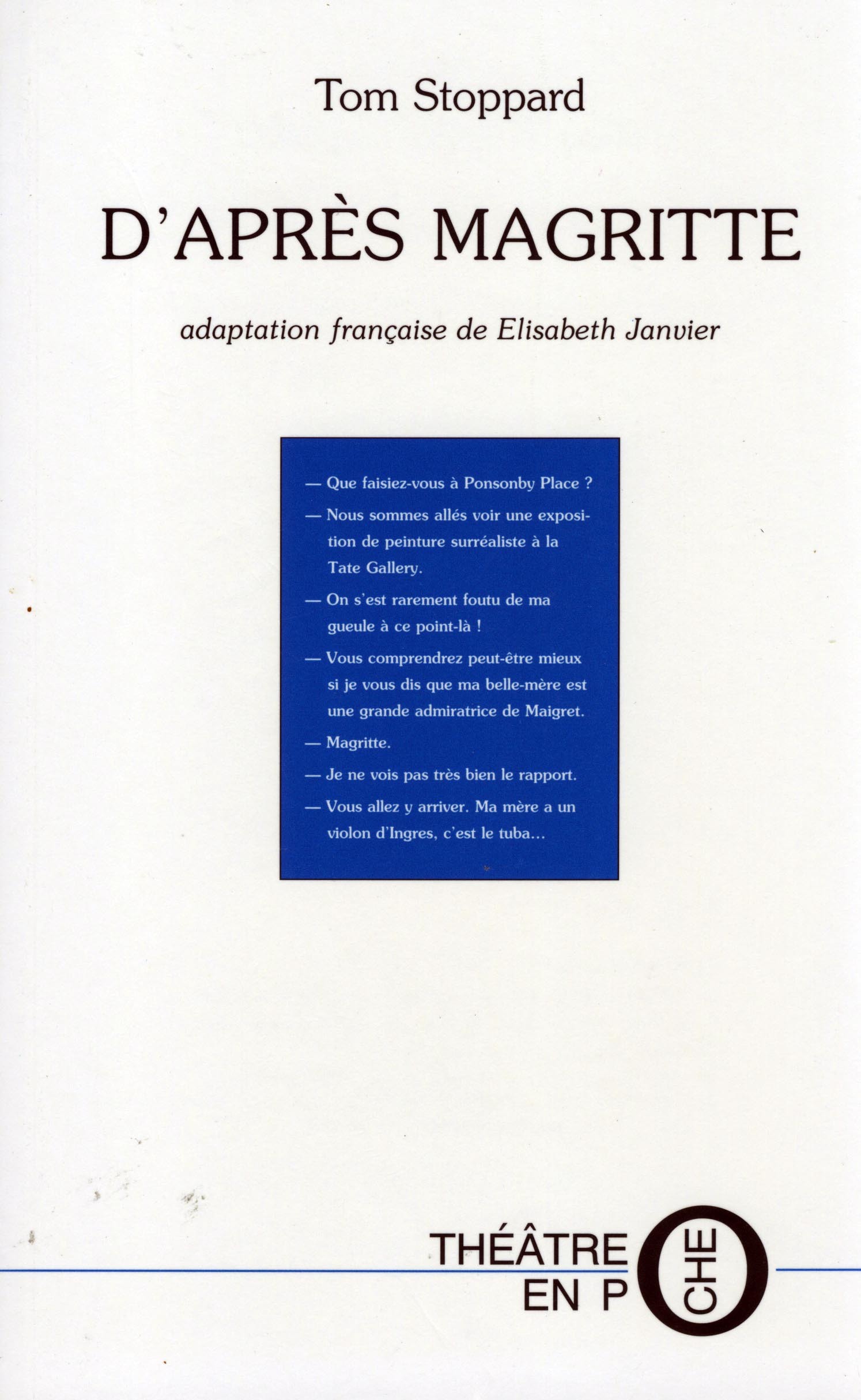 D'APRES MAGRITTE