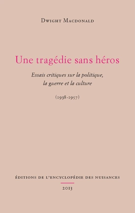 Une Tragédie sans héros