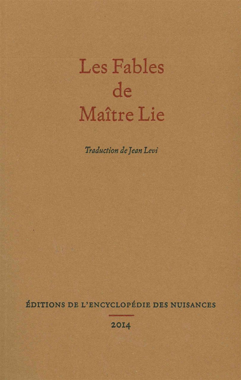 Les Fables de Maître Lie