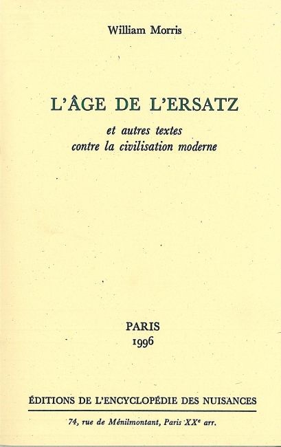 L' Age de l'ersatz
