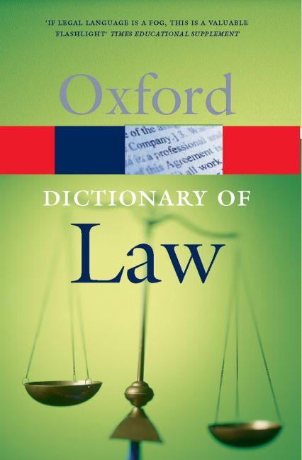 A DICTIONARY OF LAW