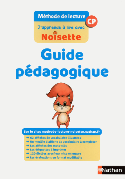 J'apprends à lire avec Noisette Guide pédagogique CP 2018