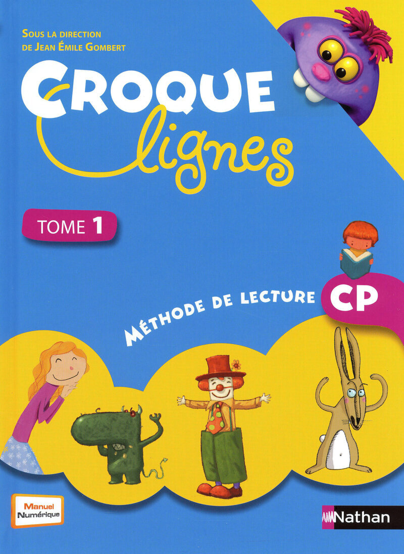 Croque-lignes - manuel élève - tome 1 - CP