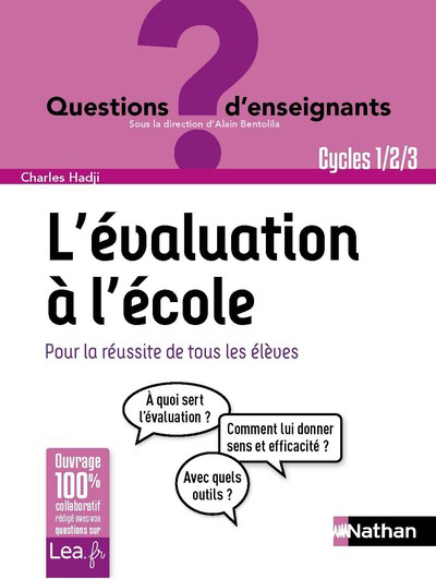 L'évaluation à l'école - Cycles 1/2/3