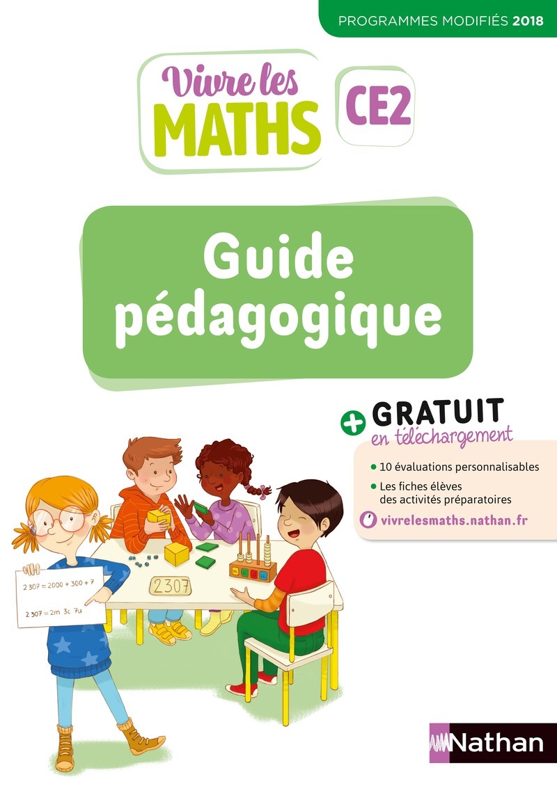 Vivre les Maths Guide pédagogique CE2 2019 - Programmes modifiées 2018