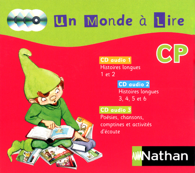 Un monde à lire - kimamila CP - série rouge - 3 CD audio