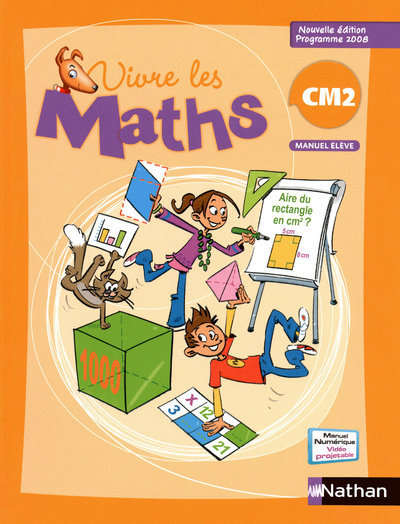 Vivre les Maths CM2 2009 - manuel