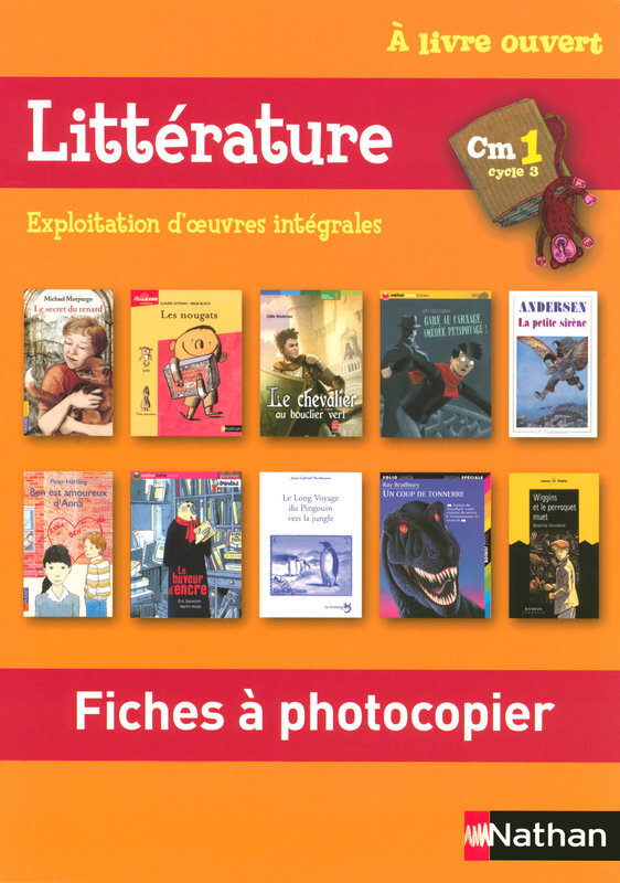 A livre ouvert - fichier Littérature - CM1