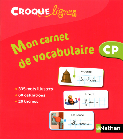 Croque lignes CP - Mon carnet de vocabulaire