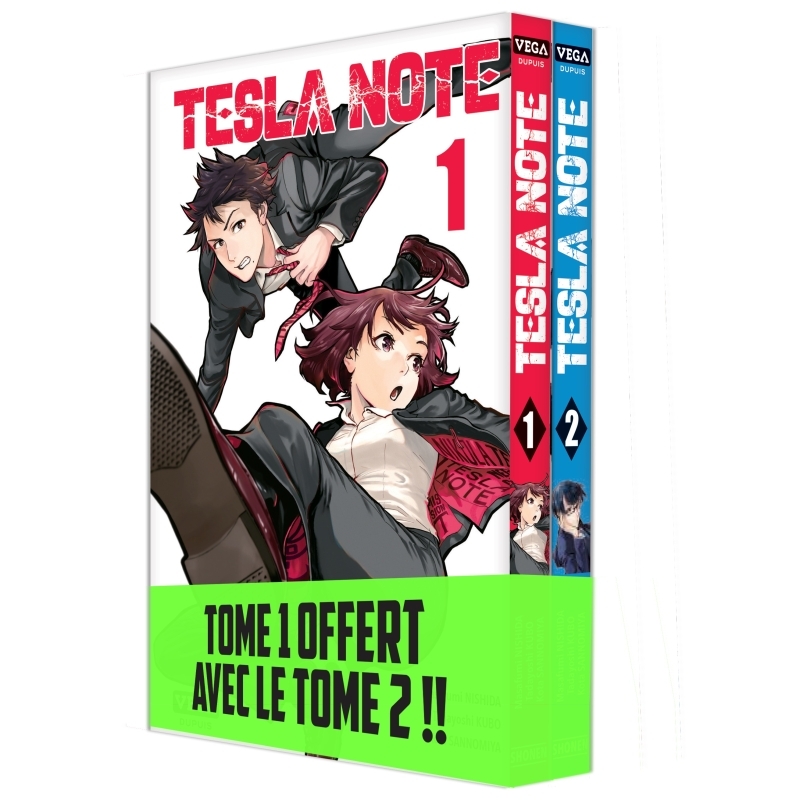 Bipack T2 + T1 (offert) Tesla Note