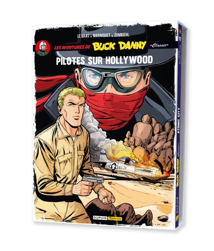 Coffret Buck Danny Classic T12 + ex-libris numéroté et signé avec cale