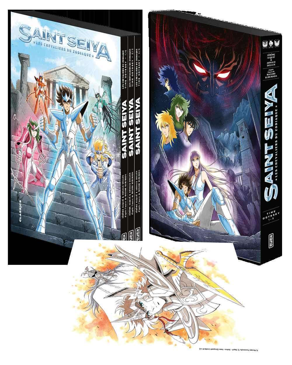 Coffret Saint Seiya - Time Odyssey T 1 - 2 - 3 + ex libris
