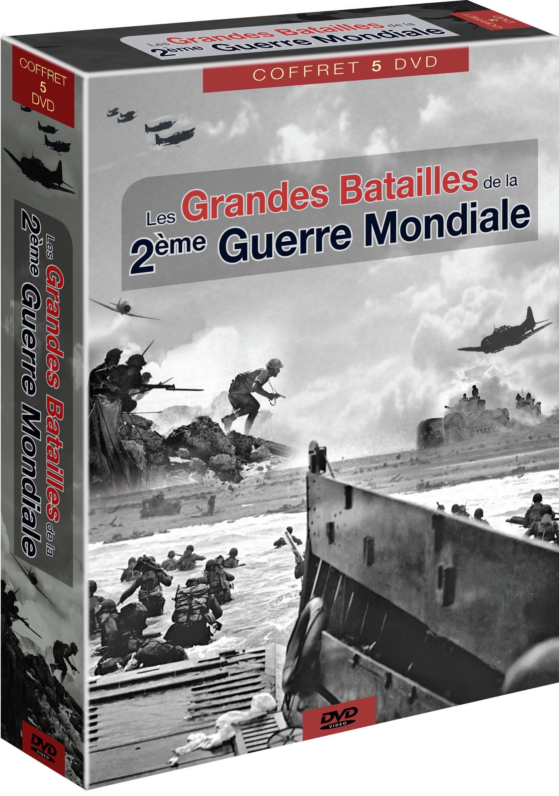 GRANDES BATAILLES DE LA 2NDE GUERRE MONDIALE - 5 DVD