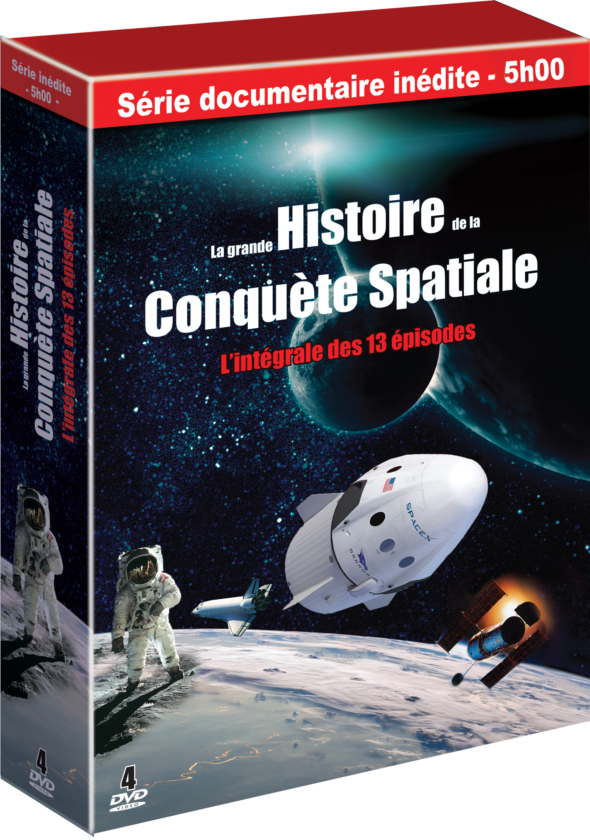 HISTOIRE DE LA CONQUETE SPATIALE - 4 DVD