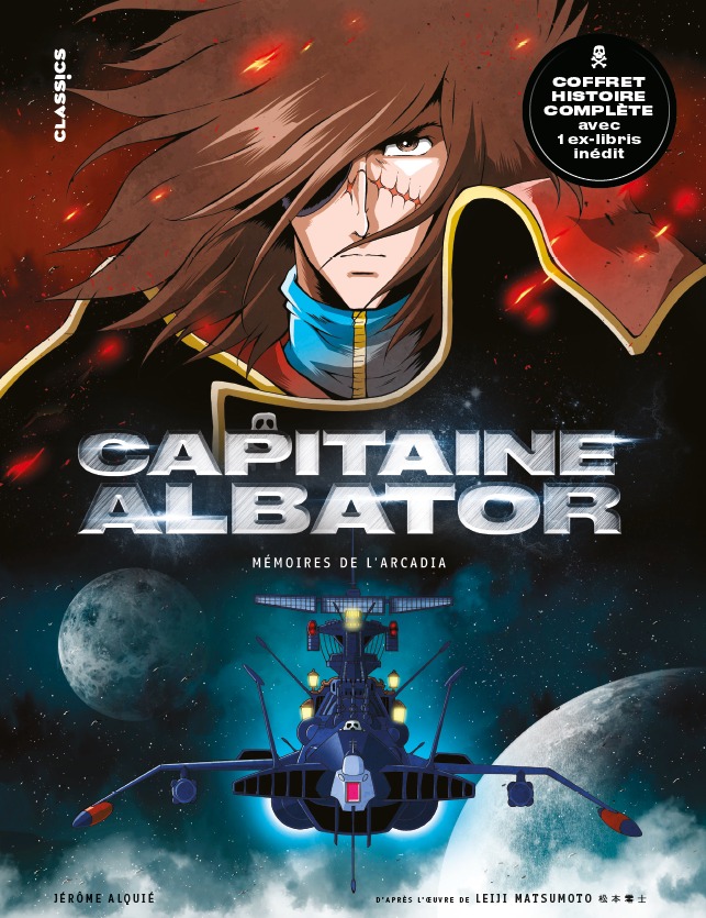 Coffret Capitaine Albator - Mémoires de l'Arcadia histoire complète + ex libris gratuit