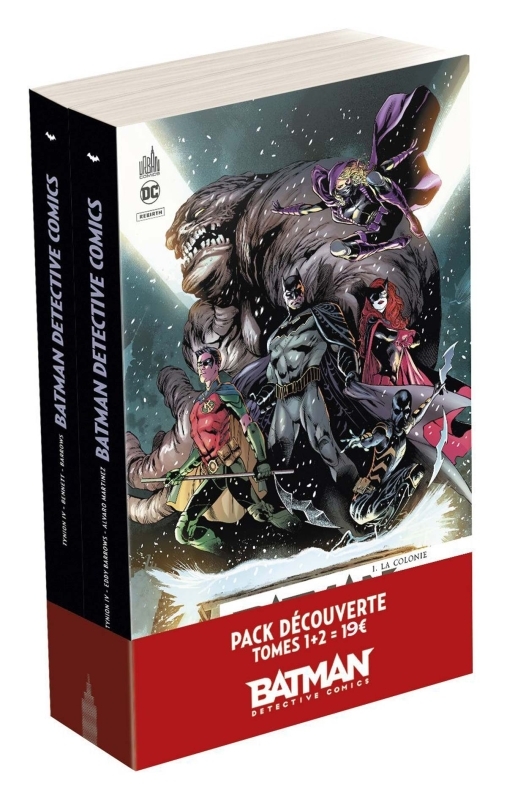 Pack découverte Batman Détective Comics T1 + T2 offert