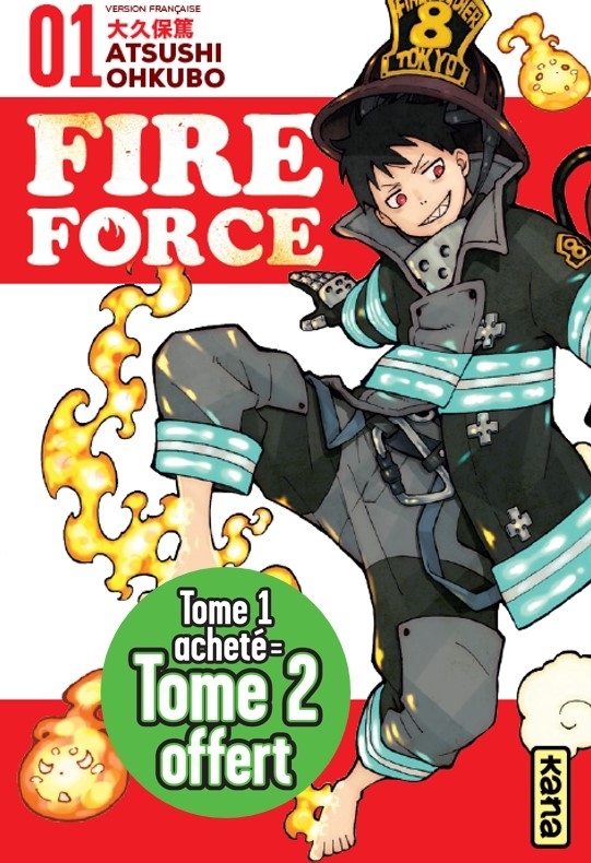 Pack 1+1 Fire Force (Tomes 1+2) - OP 1+1 2023