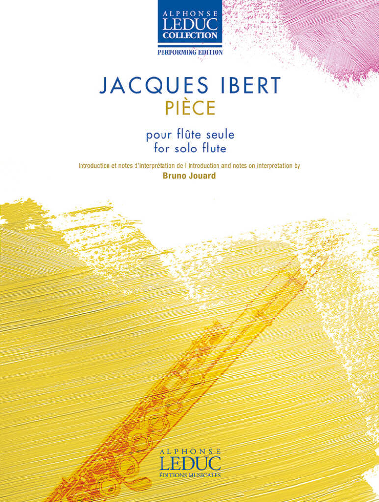 JACQUES IBERT : PIECE POUR FLUTE SEULE