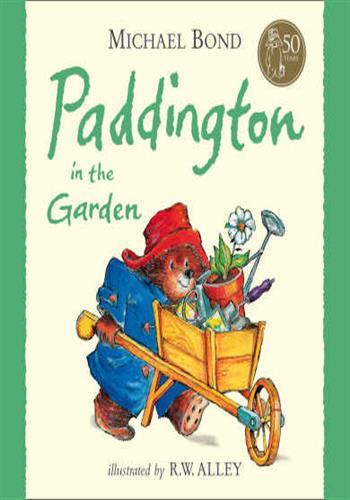 Paddington in the garden