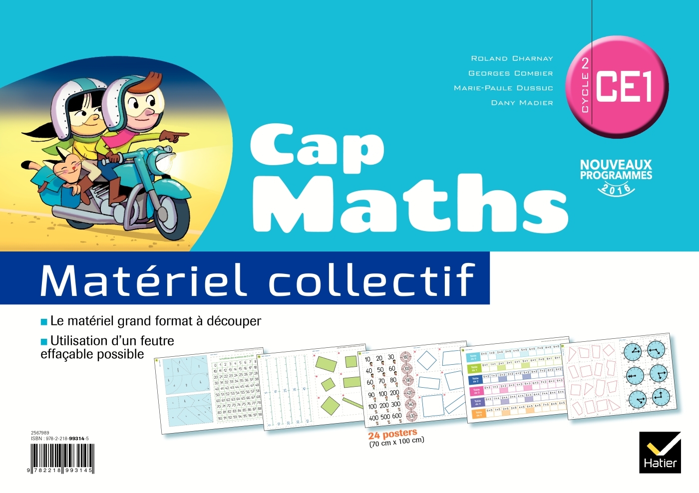 Cap Maths CE1 éd. 2016 - Matériel collectif