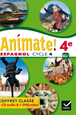 Animate - Espagnol 2e année LV2 Éd. 2017 - coffret CD/DVD