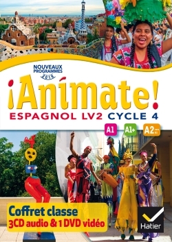 Animate Espagnol Cycle 4 éd. 2016 - Coffret CD Audio DVD