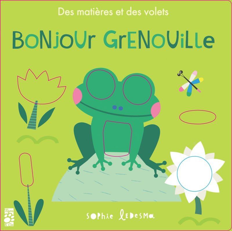 Bonjour Grenouille - Des matières et des volets