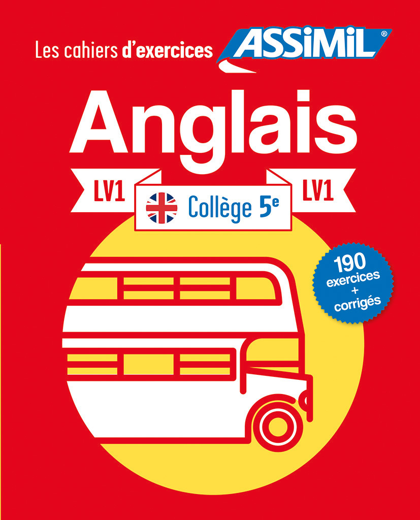 Anglais lv1 collège 5e (cahier d'exercices)